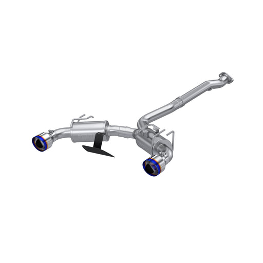 MBRP T304 Stainless Steel, 3" Cat-Back Dual Split Rear with Burnt End Tips, Corolla GR 1.6L
