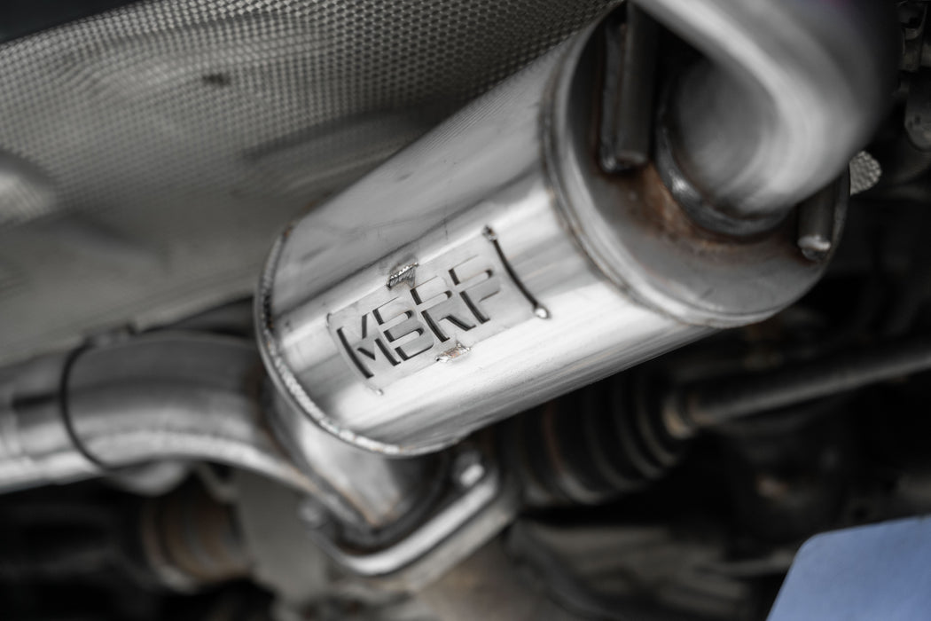 MBRP T304 Stainless Steel 2.5" Axle-Back, Dual Rear Exit, Street Profile, 3 Hatchback FWD/AWD, 2.5/2.5T, view 3
