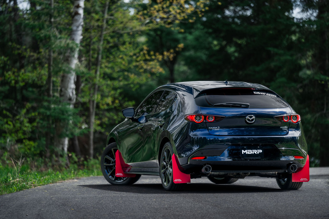 MBRP T304 Stainless Steel 2.5" Axle-Back, Dual Rear Exit, Street Profile, 3 Hatchback FWD/AWD, 2.5/2.5T, view 2