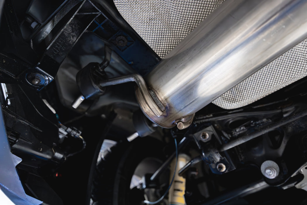 MBRP T304 Stainless Steel 2.5" Axle-Back with Carbon Fiber Tip, MX-5 Miata 2.0L, view 5