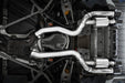 MBRP T304 Stainless Steel, 3" Resonator-Back, Dual Rear, Quad Outlet with Carbon Fiber Tips, Active, M2 Competition 3.0L, view 4