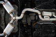 MBRP T304 Stainless Steel 3" Cat Back Quad Split Rear Exit with Carbon Fiber Tips, S3, view 4