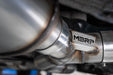 MBRP T304 Stainless Steel 3" Cat Back Quad Split Rear Exit with Carbon Fiber Tips, S3, view 3