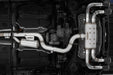 MBRP T304 Stainless Steel, 3" Cat-Back, 2.5" Quad Rear Exit with Carbon Fiber Tips, Active Exhaust, Golf R MK7/ MK7.5, view 4