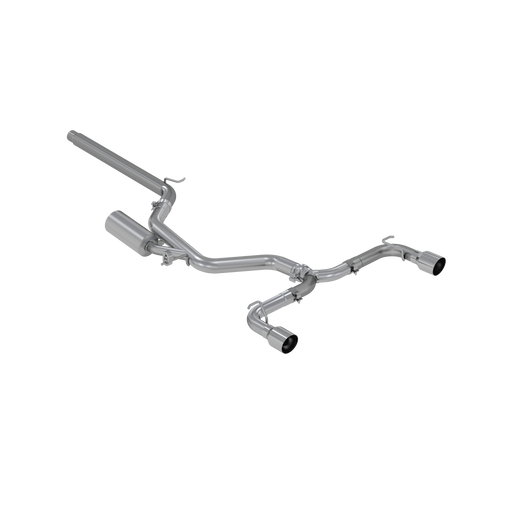 MBRP T304 Stainless Steel, 3" Cat Back, 2.5" Dual Split Rear Exit, Golf GTI MK7/MK7.5