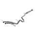 MBRP T304 Stainless Steel 2.5" Cat Back Dual Exit, Veloster Turbo