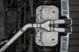MBRP T304 Stainless Steel, 3" Cat Back, Dual Split Center Rear Exit, with Carbon Fiber Tips, Velsoter 1.6L Turbo, view 5