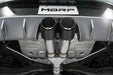 MBRP T304 Stainless Steel, 3" Cat Back, Dual Split Center Rear Exit, with Carbon Fiber Tips, Velsoter 1.6L Turbo, view 3
