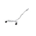T304 Stainless Steel 3 " Cat-Back, Dual Rear with Carbon Fiber Tips, Active