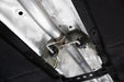T304 Stainless Steel 2.5" Cat-Back Dual Split Rear Exit with Quad Carbon Fiber Tips, Street, view 6