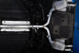 T304 Stainless Steel 2.5" Cat-Back Dual Split Rear Exit with Quad Carbon Fiber Tips, Street, view 7