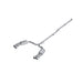 Aluminized Steel 2.5" Cat-Back Dual Split Rear Exit with Quad Tips, Street