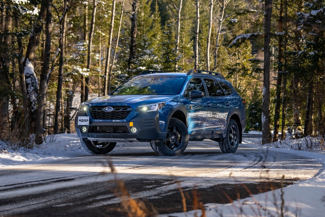 MBRP T304 Stainless Steel, 2.5" Axle-Back, Dual Rear, Turn Down, Outback XT/ Wilderness, 2.4L Turbo, view 2
