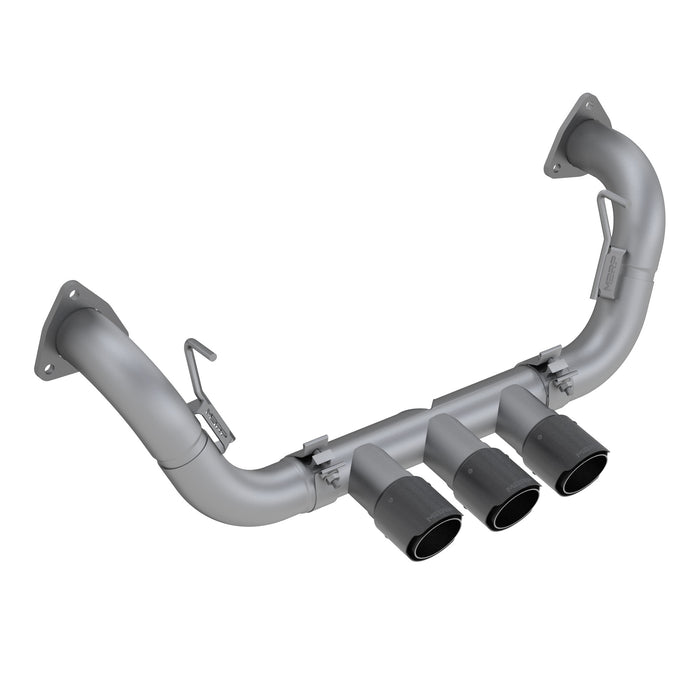 MBRP T304 Stainless Steel, 2.5" Cat Back, Triple Rear Exit, with Carbon Fiber Tips, NSX