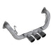MBRP T304 Stainless Steel, 2.5" Cat Back, Triple Rear Exit, with Carbon Fiber Tips, NSX