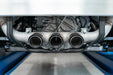 MBRP T304 Stainless Steel, 2.5" Cat Back, Triple Rear Exit, with Carbon Fiber Tips, NSX, view 2