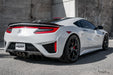 MBRP T304 Stainless Steel, 2.5" Cat Back, Triple Rear Exit, with Carbon Fiber Tips, NSX, view 4