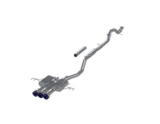 MBRP T304 Stainless 3" Cat-Back, Triple Center Outlet with Burnt End Tips, Active, Integra Type-S 2.0L