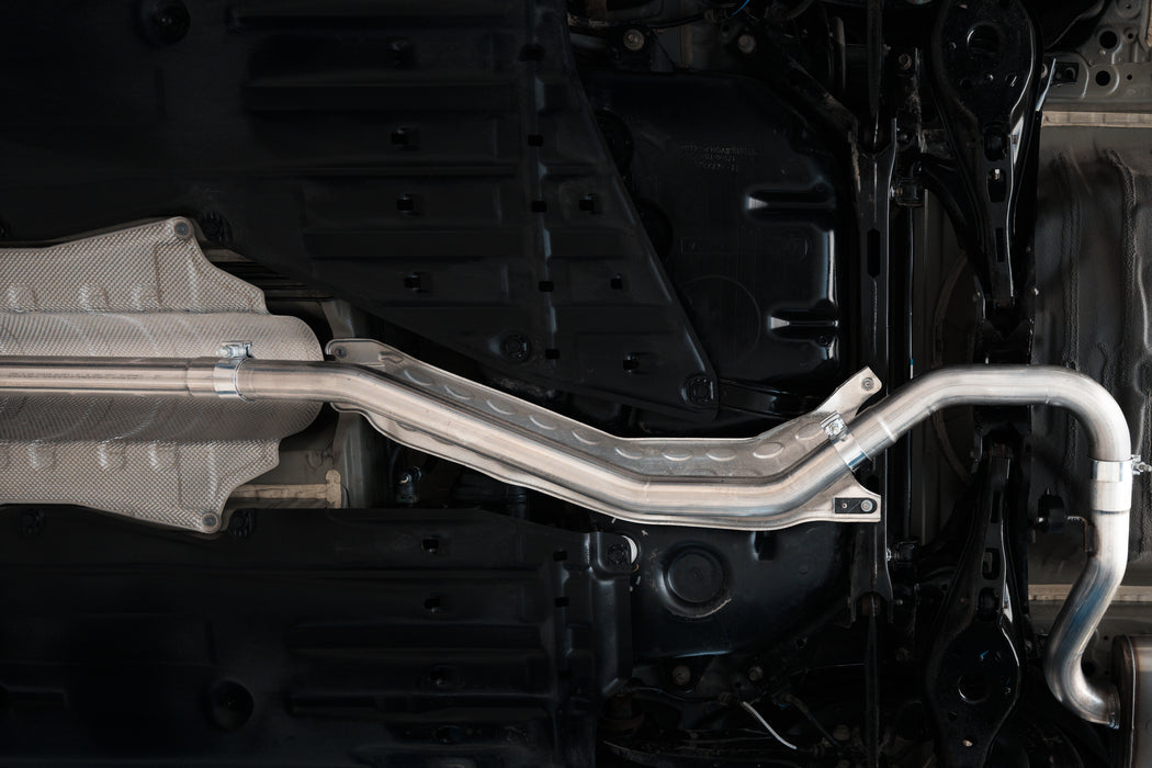MBRP Aluminized Steel 2.5" Cat-Back Single Rear Exit, Civic Sedan, Sport, 2.0L, view 4