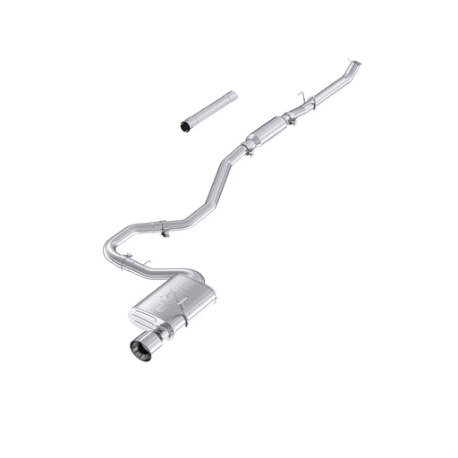 MBRP Aluminized Steel 2.5" Cat-Back Single Rear Exit, Civic Sedan, Sport, 2.0L