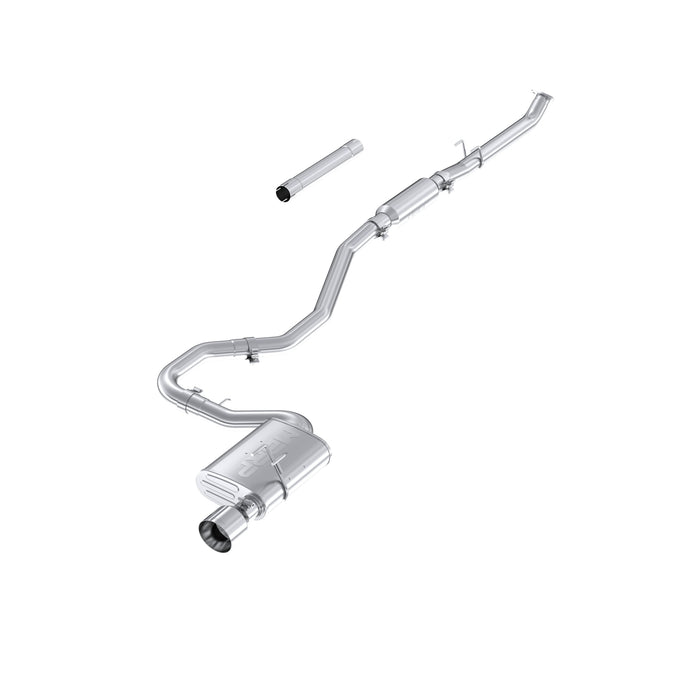 MBRP Aluminized Steel 2.5" Cat-Back Single Rear Exit, Civic Sedan, Sport, 2.0L