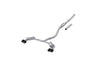 MBRP T304 Stainless Steel, 3" Cat-Back, 2.5" Dual Split Rear with Quad Carbon Fiber Tips, Civic, Sport Touring 1.5L Turbo, Hatchback