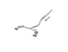 MBRP Aluminized Steel, 3" Cat-Back, 2.5" Dual Split Rear with Quad Tips, Civic, Sport Touring 1.5L Turbo, Hatchback