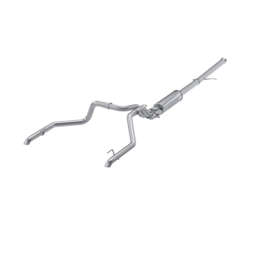 MBRP T304 Stainless Steel, 3 " Cat-Back, 2.5" Dual Split Rear Turn Down, 1500 Silverado/ Sierra ZR2/ AT4X 6.2L