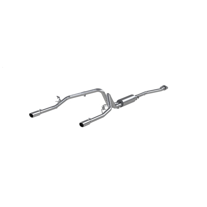 MBRP Aluminized Steel 2.5" Cat Back Dual Split Rear, 1500 Silverado/ Sierra 4.8/ 5.3L EC/ CC-SB ('07 Classic Only)