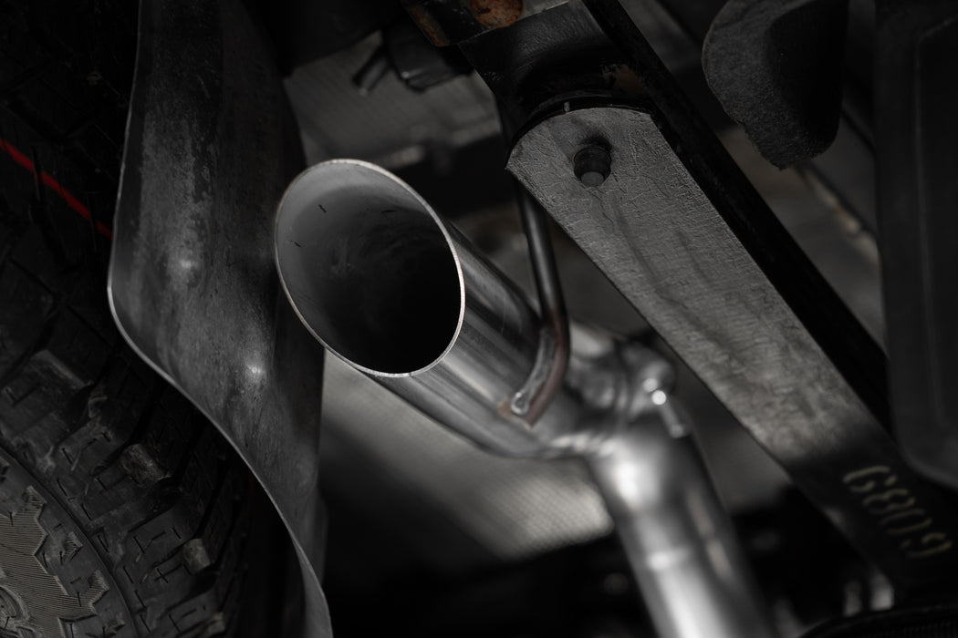 MBRP T304 Stainless Steel, 3" Cat-Back, Single High Clearance Rear Exit, Colorado/ Canyon 2.7L Turbo, view 3