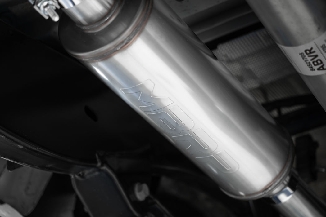 MBRP T304 Stainless Steel, 3" Cat-Back, Single High Clearance Rear Exit, Colorado/ Canyon 2.7L Turbo, view 4