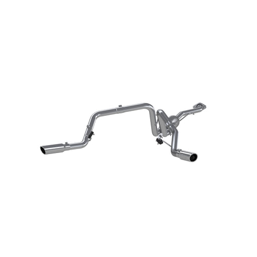 MBRP Aluminized Steel 2.5" Cat Back Dual Split Side, 1500 Silverado/ Sierra 4.8/ 5.3L EC/ CC-SB ('07 Classic Only)