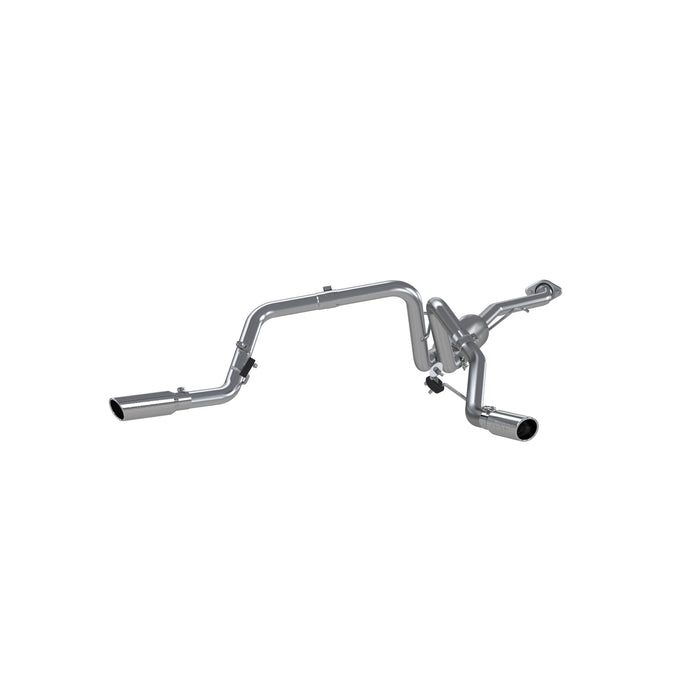 MBRP Aluminized Steel 2.5" Cat Back Dual Split Side, 1500 Silverado/ Sierra 4.8/ 5.3L EC/ CC-SB ('07 Classic Only)