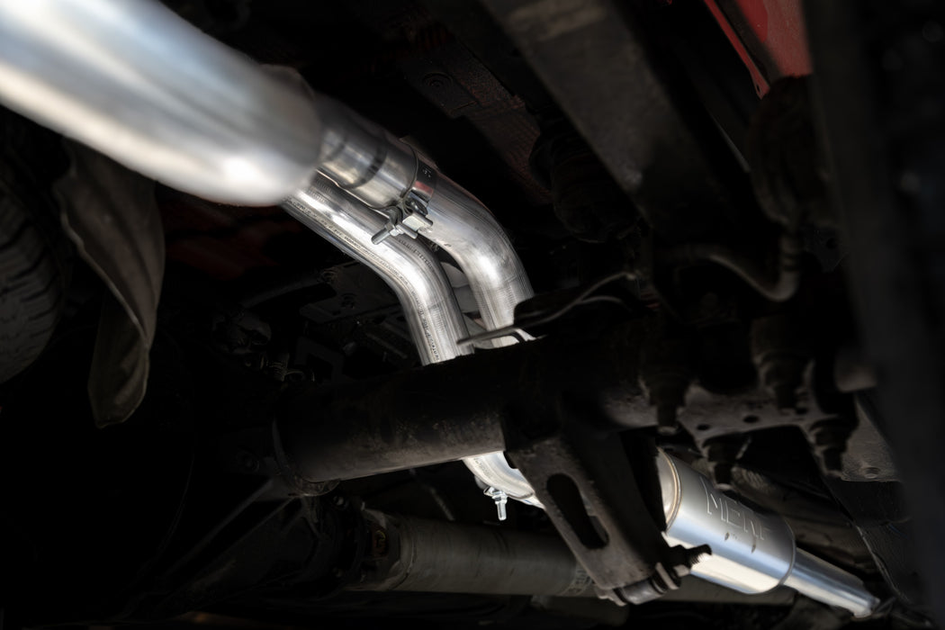 MBRP Aluminized Steel 3" Cat-Back, 2.5" Dual Split Rear Exit, Silverado/ Sierra 1500 2.7L, view 3