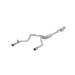 MBRP Aluminized Steel 3" Cat-Back, 2.5" Dual Split Rear Exit, Silverado/ Sierra 1500 2.7L
