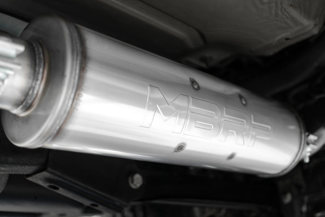 MBRP T304 Stainless Steel 3" Cat Back Single Side, Tahoe/ Suburban/ Yukon/ Yukon XL/ Escalade/ Escalade ESV 5.3L/ 6.2L, view 2