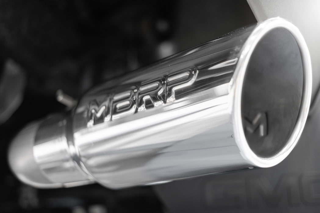 MBRP T304 Stainless Steel 3" Cat Back Single Side, Tahoe/ Suburban/ Yukon/ Yukon XL/ Escalade/ Escalade ESV 5.3L/ 6.2L, view 4