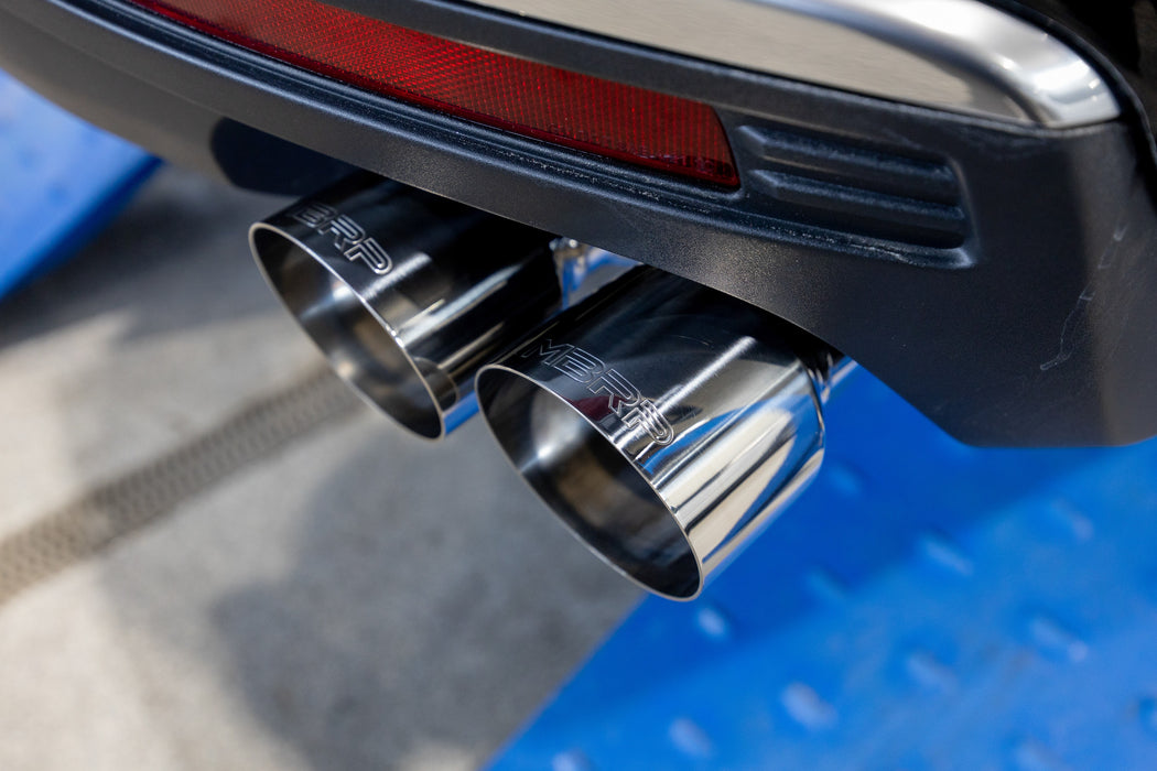 MBRP Aluminized Steel 3" Cat-Back, 2.5" Dual Split Rear, Quad Tips, Tahoe/ Yukon 5.3L/ 6.2L, view 3