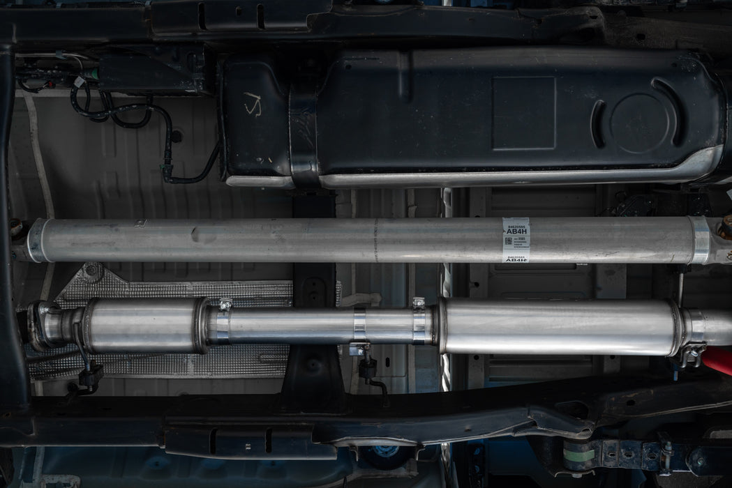 MBRP T304 Stainless Steel 4" Cat Back Single Side Exit, Street Version, 2500/3500 HD, Silverado/Sierra 6.6L, V8, view 4