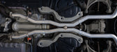 MBRP T304 Stainless Steel 3" Cat-Back, Dual Split Rear with Carbon Fiber Tips, Street Profile, Durango 5.7L, view 6