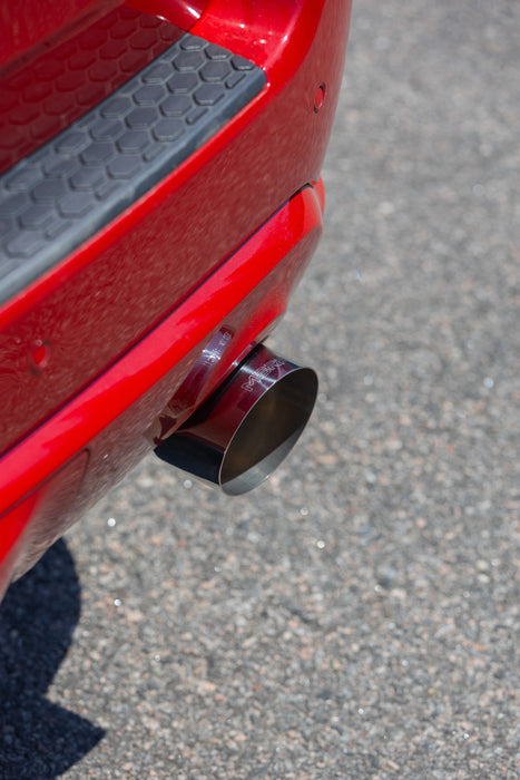 MBRP Aluminized Steel 3" Cat-Back, Dual Split Rear, Street Profile, Durango 5.7L, view 4