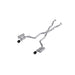 MBRP T304 Stainless Steel 3" Cat-Back, Dual Split Rear with Carbon Fiber Tips, Street Profile, Durango 5.7L