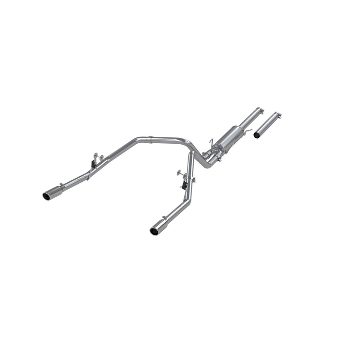 MBRP Aluminized Steel 3" Cat-Back, 2.5" Dual Rear Exit, Ram 1500, 4.7L/ 5.7L HEMI, RC/ QC-SB