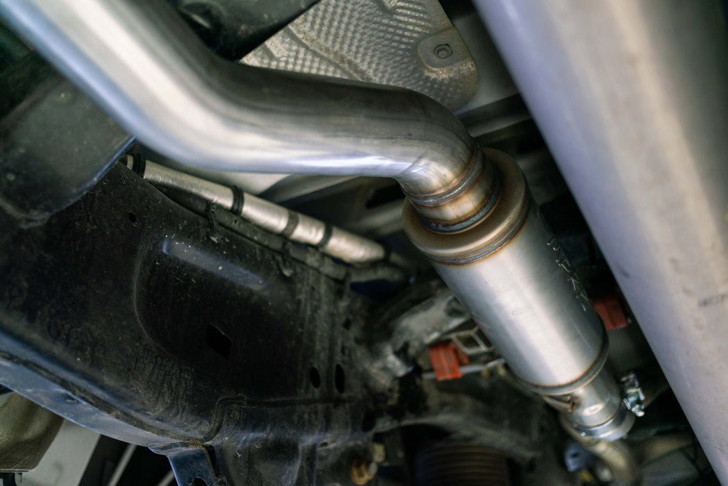 MBRP T409 Stainless Steel High Flow 3" Single In/Out Muffler Replacement, 1500, 5.7L Hemi, view 3