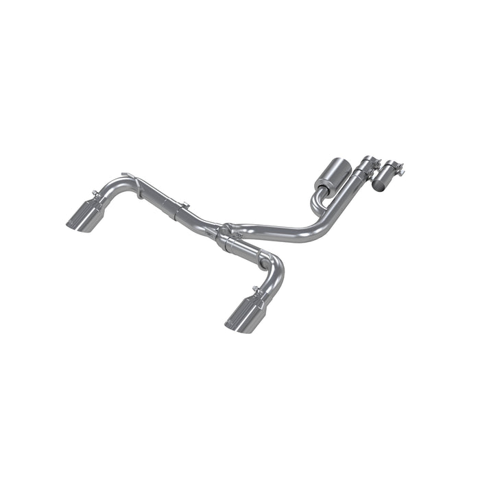 MBRP T409 Stainless Steel, 2.5" Resonator-Back, Dual Split Rear, Bronco Sport 2.0L EcoBoost