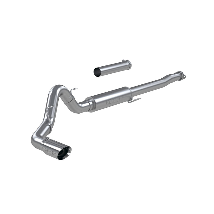 MBRP T304 Stainless Steel, 4" Cat Back, Single Side, Race Version, F-150 2.7L/ 3.5L EcoBoost, 5.0L
