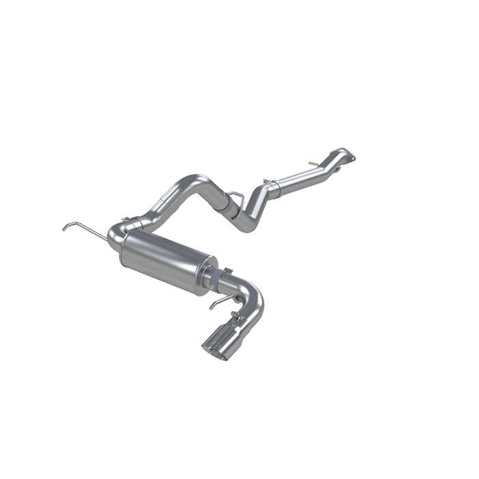 T304 Stainless Steel, 3" Cat-Back, Single Rear Exit