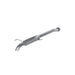 Aluminized Steel 3.5" Cat Back Single Turn Down
