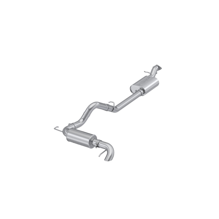 T304 Stainless Steel, 3" Cat-Back, Single High Clearance Rear Exit, Touring Profile
