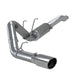 MBRP T304 Stainless Steel 4" Resonator Back Single Side, Street Version, F250/F350, Super/Crew Cab, 6.2L, 6.8L &amp; 7.3L